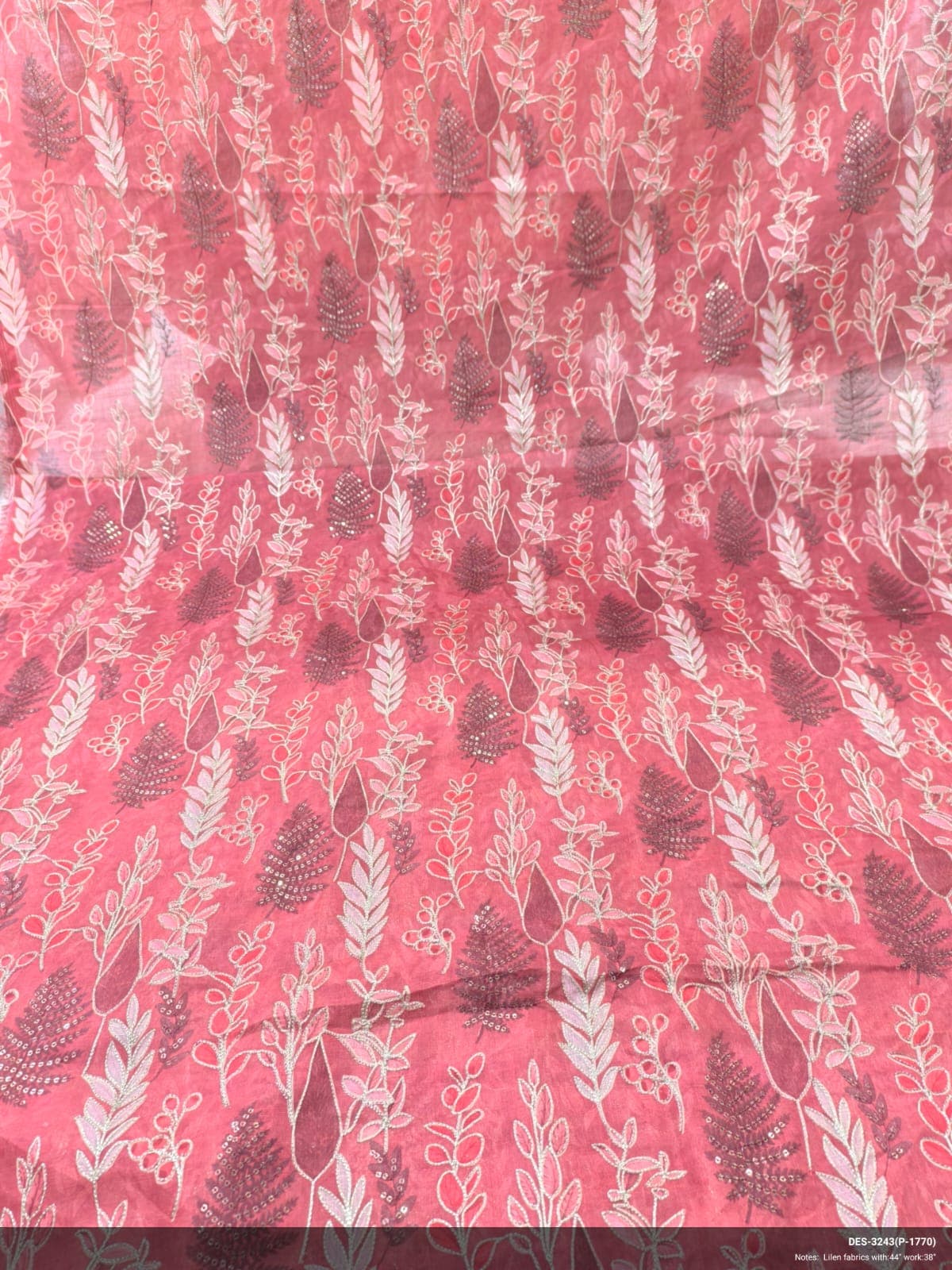 Linen fabric DES-3243 — view 1