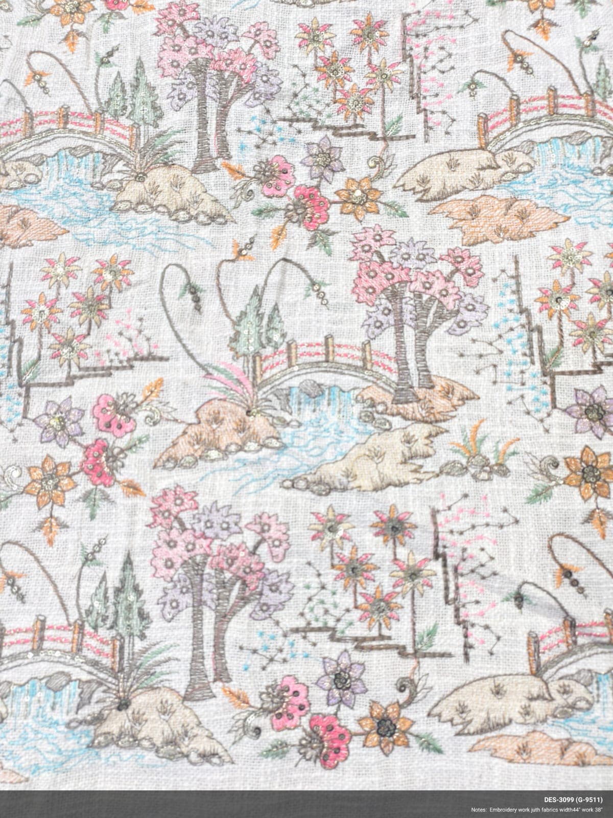 Embroidery jute DES-3099 — view 1