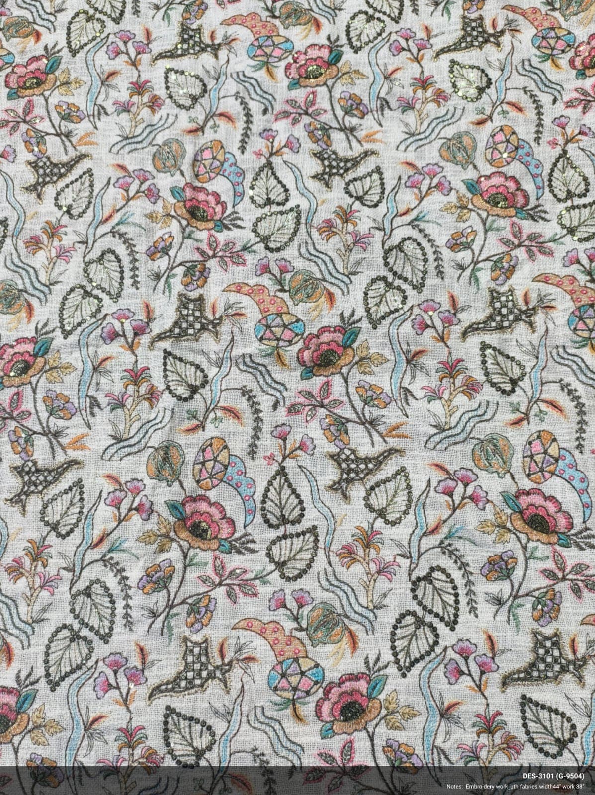 Embroidery jute DES-3101 — view 1